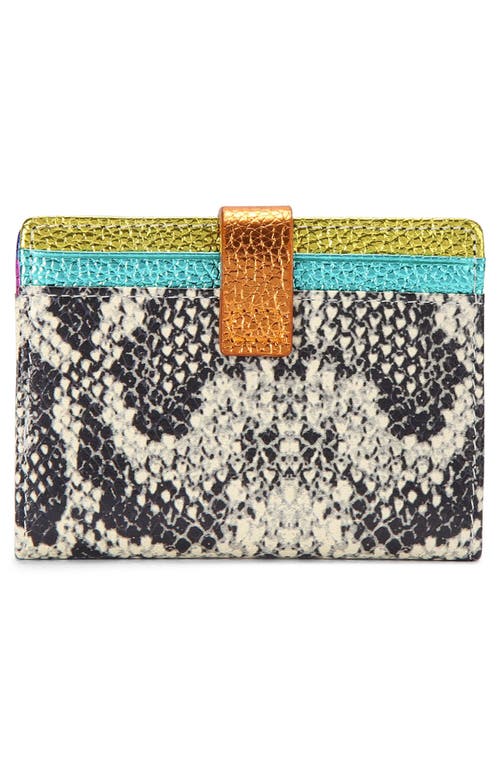 Kurt Geiger London Multi Leather Card Holder In Open White