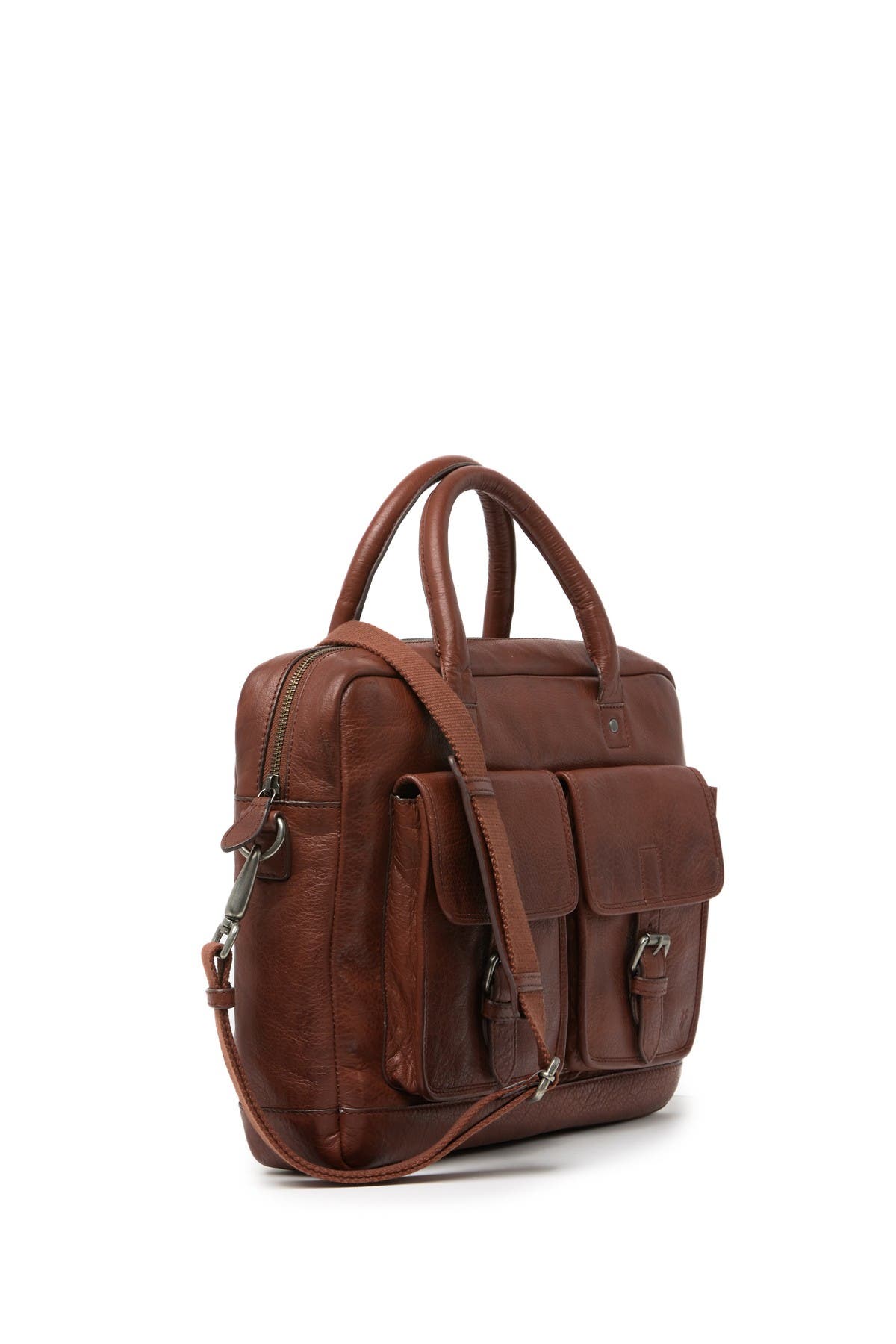 frye leather briefcase