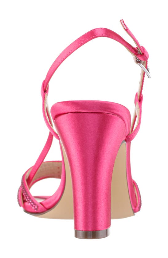 Shop Nina Avaley Slingback Sandal In Kisses Crystal Satin