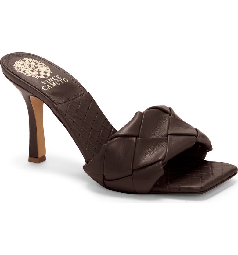 VINCE CAMUTO Brelanie Braided Strap Sandal, Main, color, CHOCOLATE CRAVING