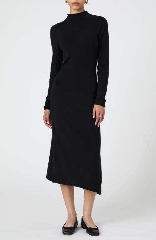 Shop French Connection Cosysoft Long Sleeve Slit Sweater Dress In Black