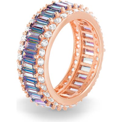Lesa Michele Emerald Cut Band Ring