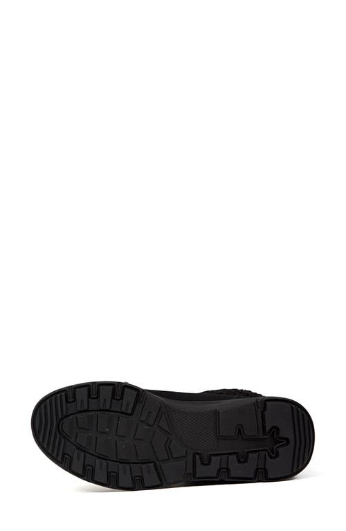 Jbu Freeze Faux Fur High Top Sneaker In Black