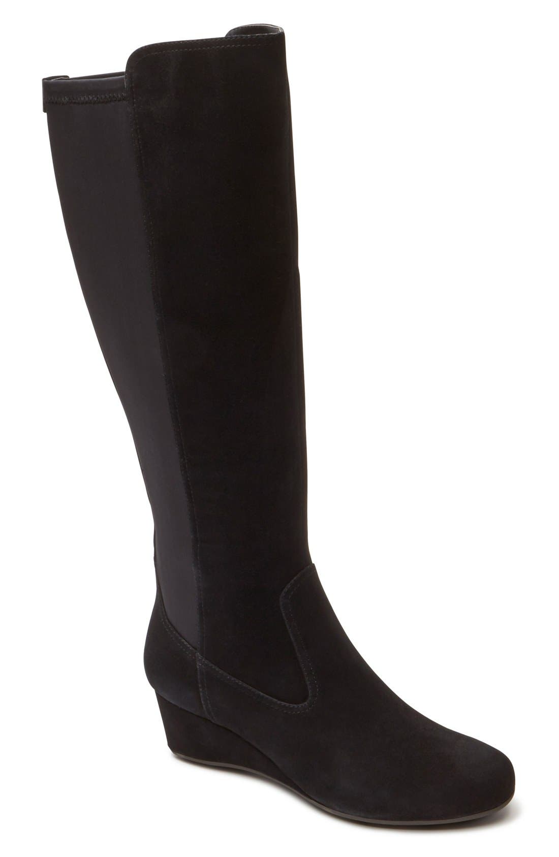 rockport knee high boots