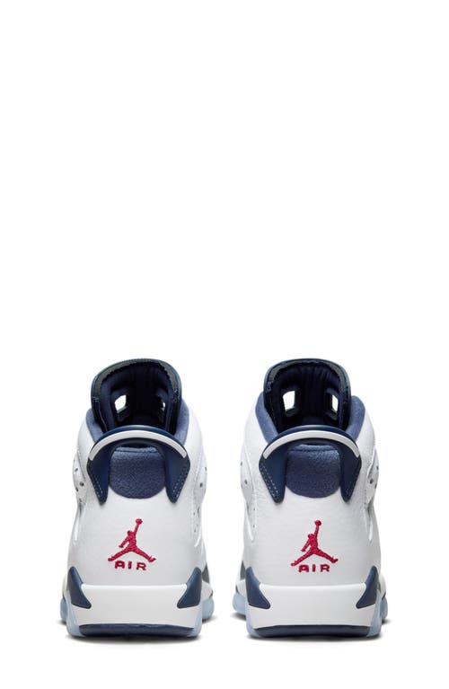 Shop Jordan Air  6 Retro High Top Sneaker In White/varsity Red/navy