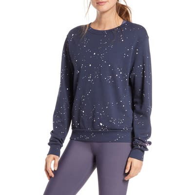 Soul By Soulcycle Splatter Paint Sweatshirt, Blue