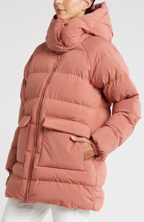 Helly Hansen Ellie Puffy Insulated Parka In 084 Cedarwood