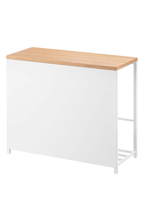 Yamazaki Entryway Storage Bench In White