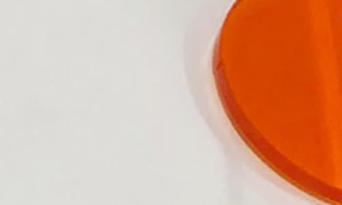 Shop R16 Home Color-pop Acrylic Tray In Clear/orange