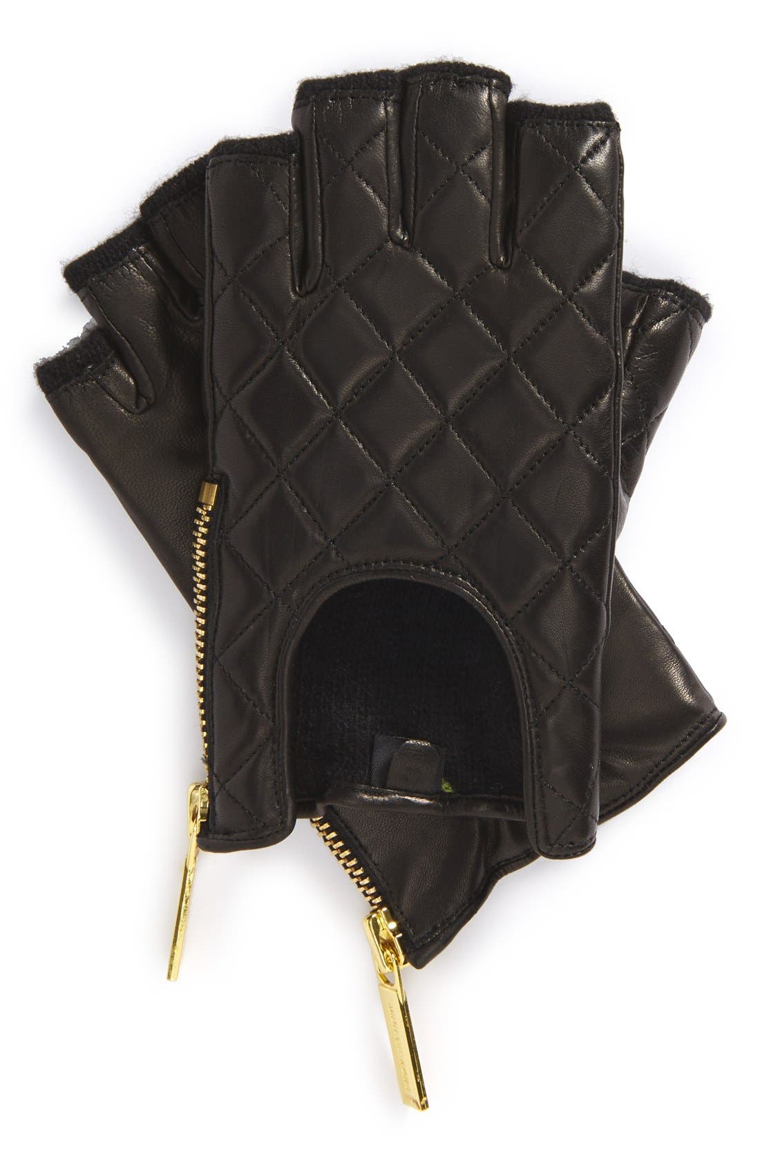 MICHAEL Michael Kors Fingerless Quilted Driving Gloves Nordstrom