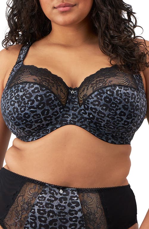 Shop Elomi Morgan Full Figure Underwire Bra In Snow Leopard