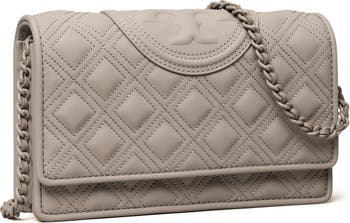 Tory Burch Fleming Soft Chain Wallet (Pink Plie) Handbags - Yahoo Shopping
