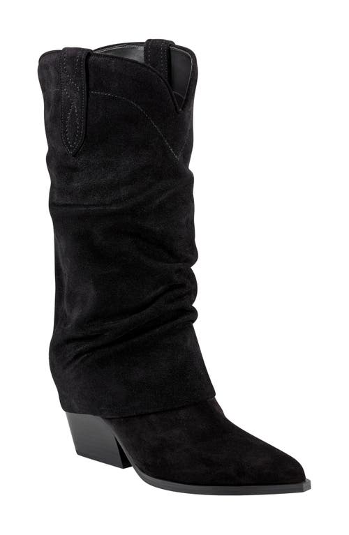 Marc Fisher LTD Calysta Slouch Pointed Toe Boot in Black 002 at Nordstrom, Size 5.5