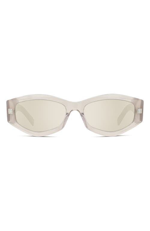 Givenchy Gvday 54mm Square Sunglasses In Neutral