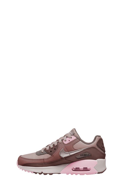 Shop Nike Kids' Air Max 90 Sneaker In Mauve/platinum Violet/pony