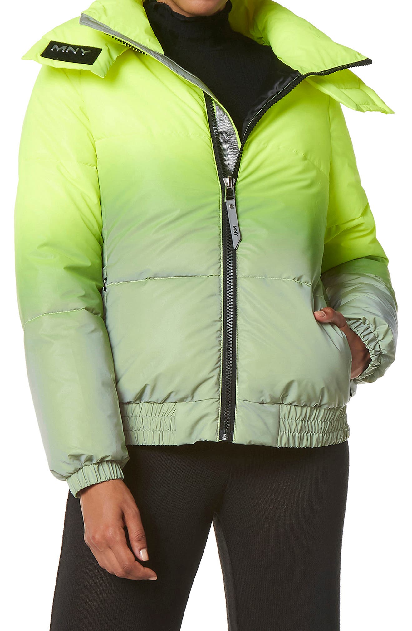 reflective packable jacket