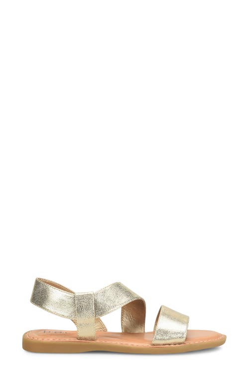 B O C By Børn Kacee Slingback Sandal In Champagne Metallic