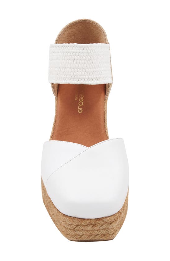 Andre Assous Pedra Espadrille Wedge In White