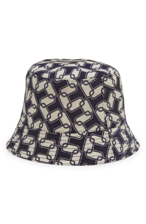 Shop Moncler Archivio Dna Bucket Hat In Black/white