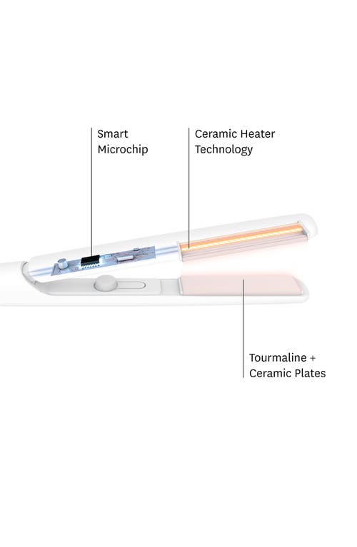 T3 Certified Refurbished Singlepass® 1-inch Straightening & Styling Iron In White