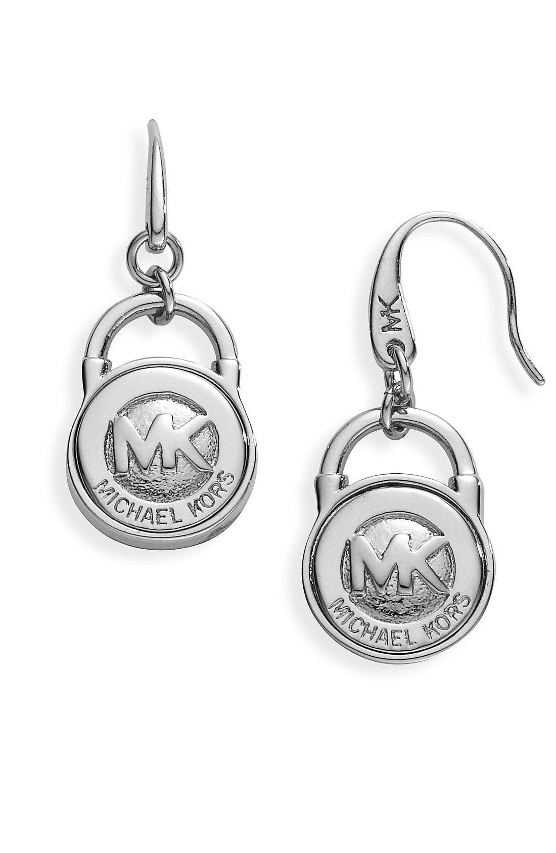 michael kors circle earrings