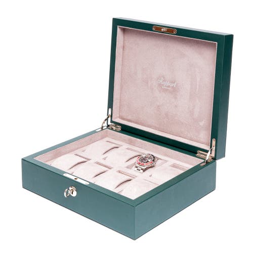 Rapport London Vantage Eight Watch Box In Serpentine