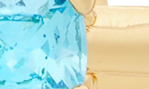 Kate Spade New York Cubic Zirconia Hoop Earrings In Aqua Multi