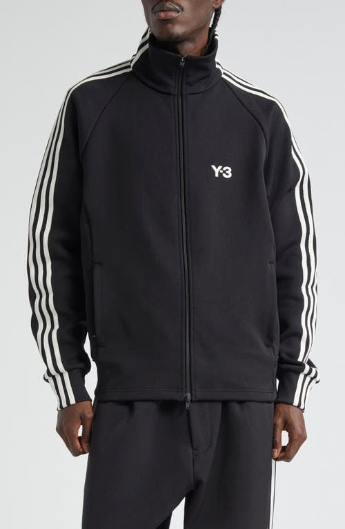 Y-3 3-stripes Track Jacket In Black