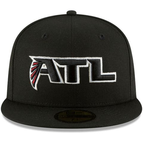 New Era Atlanta Falcons White/Black 2023 Sideline Adjustable Visor