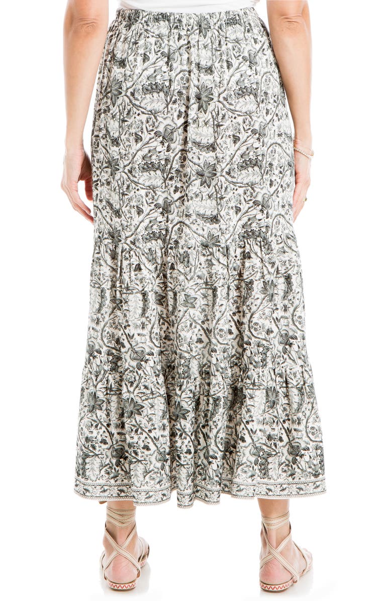 FLORAL TIERED SKIRT main image 1