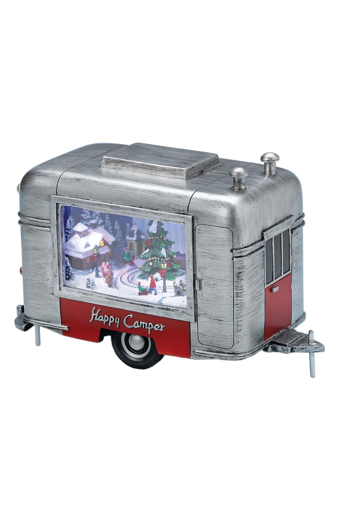 Roman 'Happy Camper' Christmas Music Box Nordstrom