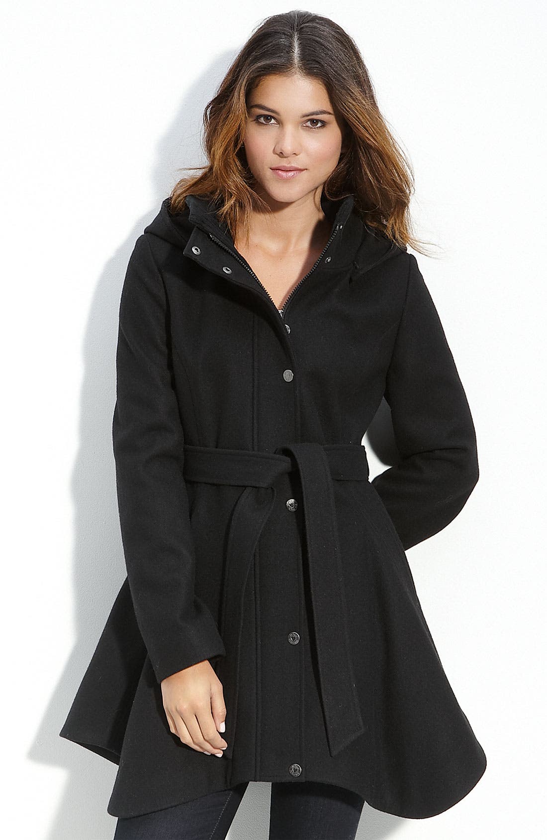 Betsey Johnson Asymmetrical Hem Coat Nordstrom