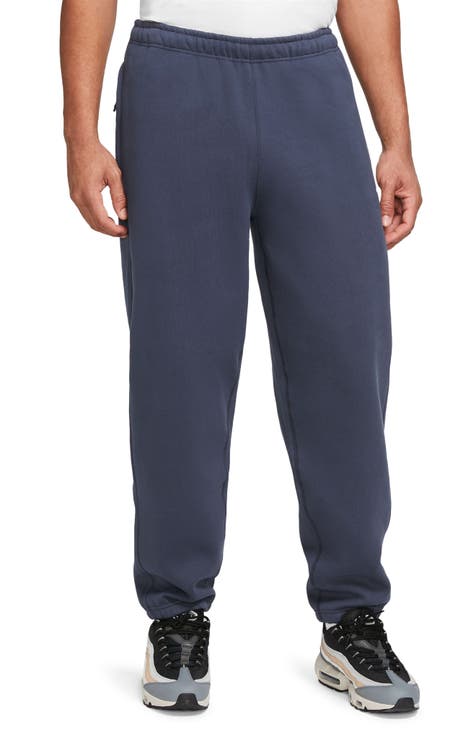 Men's Royal Blue Fleece Stretch Sweatpants