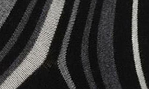 Memoi Assorted 2-pack Crew Socks In Black-black