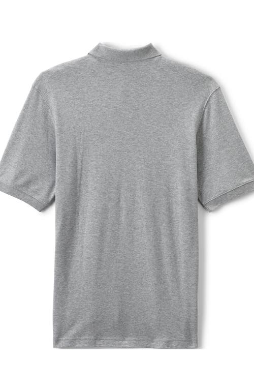 LANDS' END LANDS' END SCHOOL UNIFORM KIDS SHORT SLEEVE INTERLOCK POLO SHIRT 