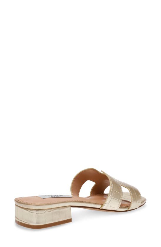STEVEN NEW YORK STEVEN NEW YORK HUTCHY CROC EMBOSSED SANDAL