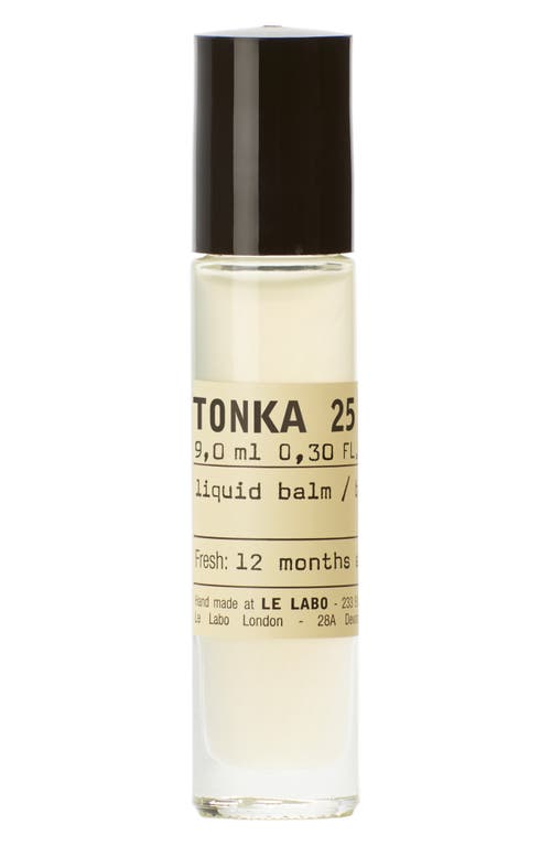 Le Labo Tonka 25 Liquid Balm Fragrance Rollerball