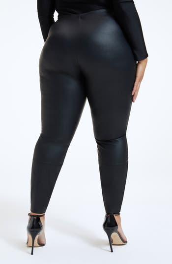 🤩 Faux Leather Leggings at Costco! These leggings come in sizes
