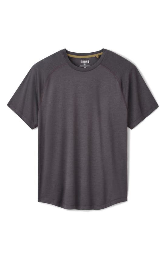 Shop Rhone Atmosphere Goldfusion® Peformance T-shirt In Asphalt Heather