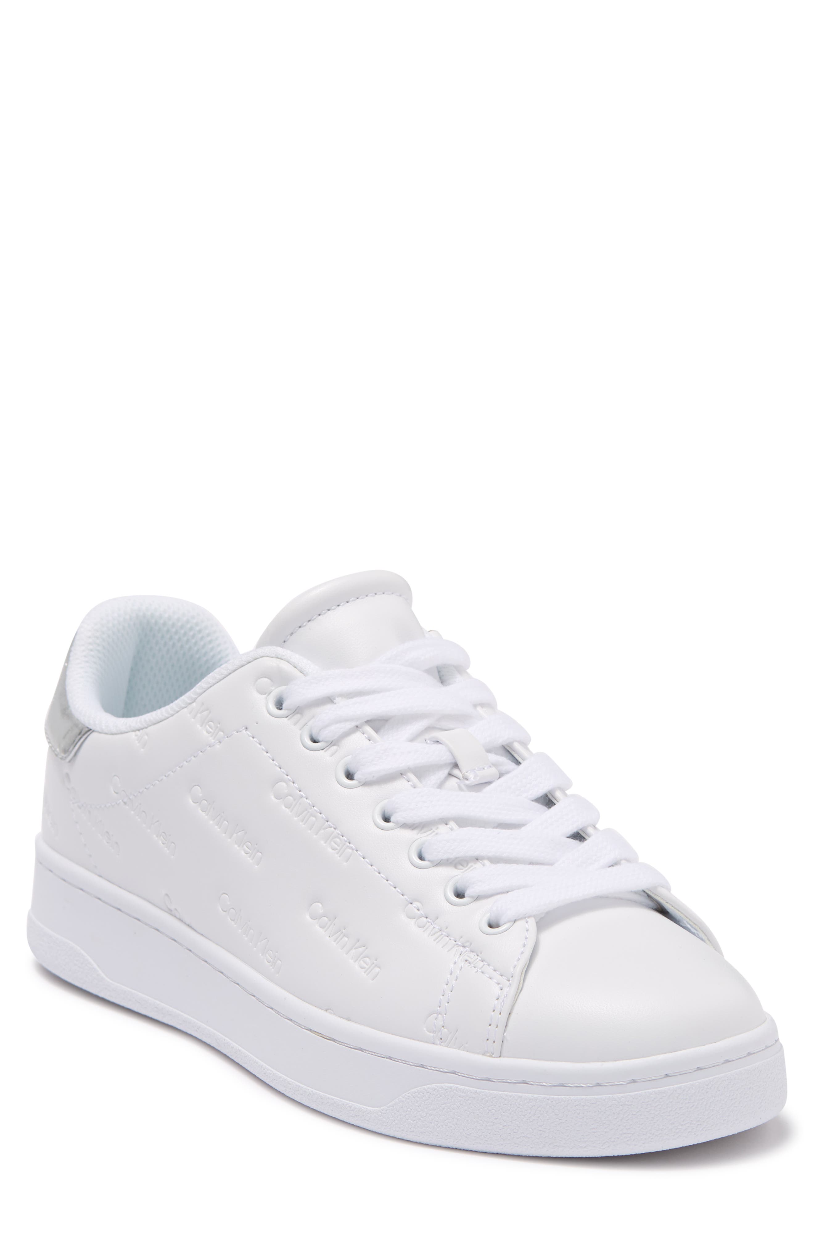 calvin klein women's ryder logo laceup casual sneakers