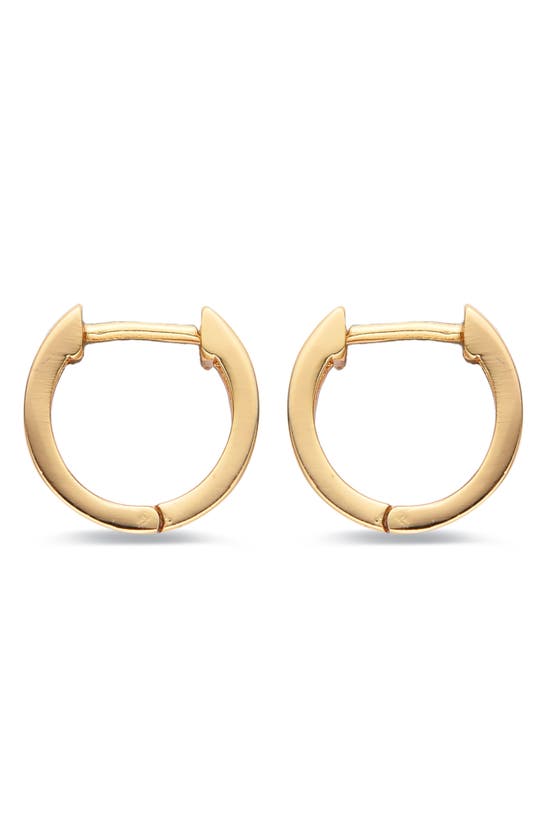 Eye Candy Los Angeles Star Cz Huggie Hoop Earrings In Gold