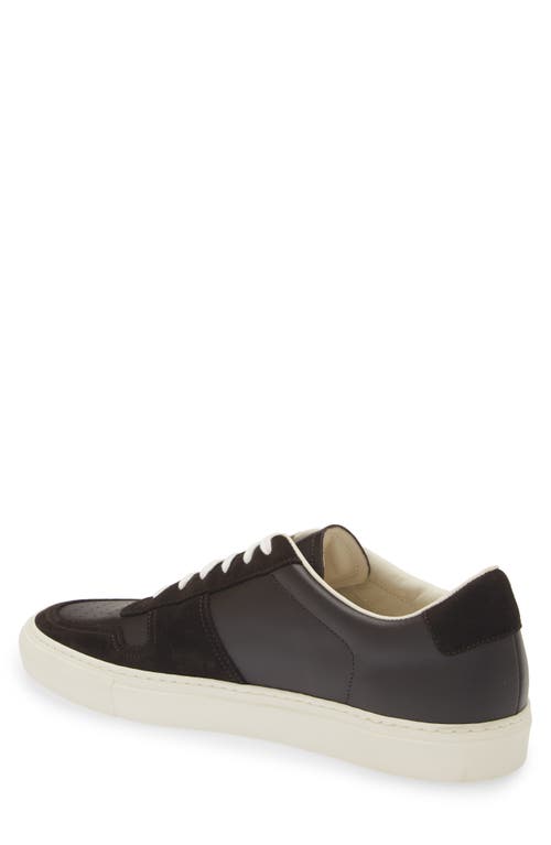 Shop Common Projects Bball Duo Sneaker In Coffee