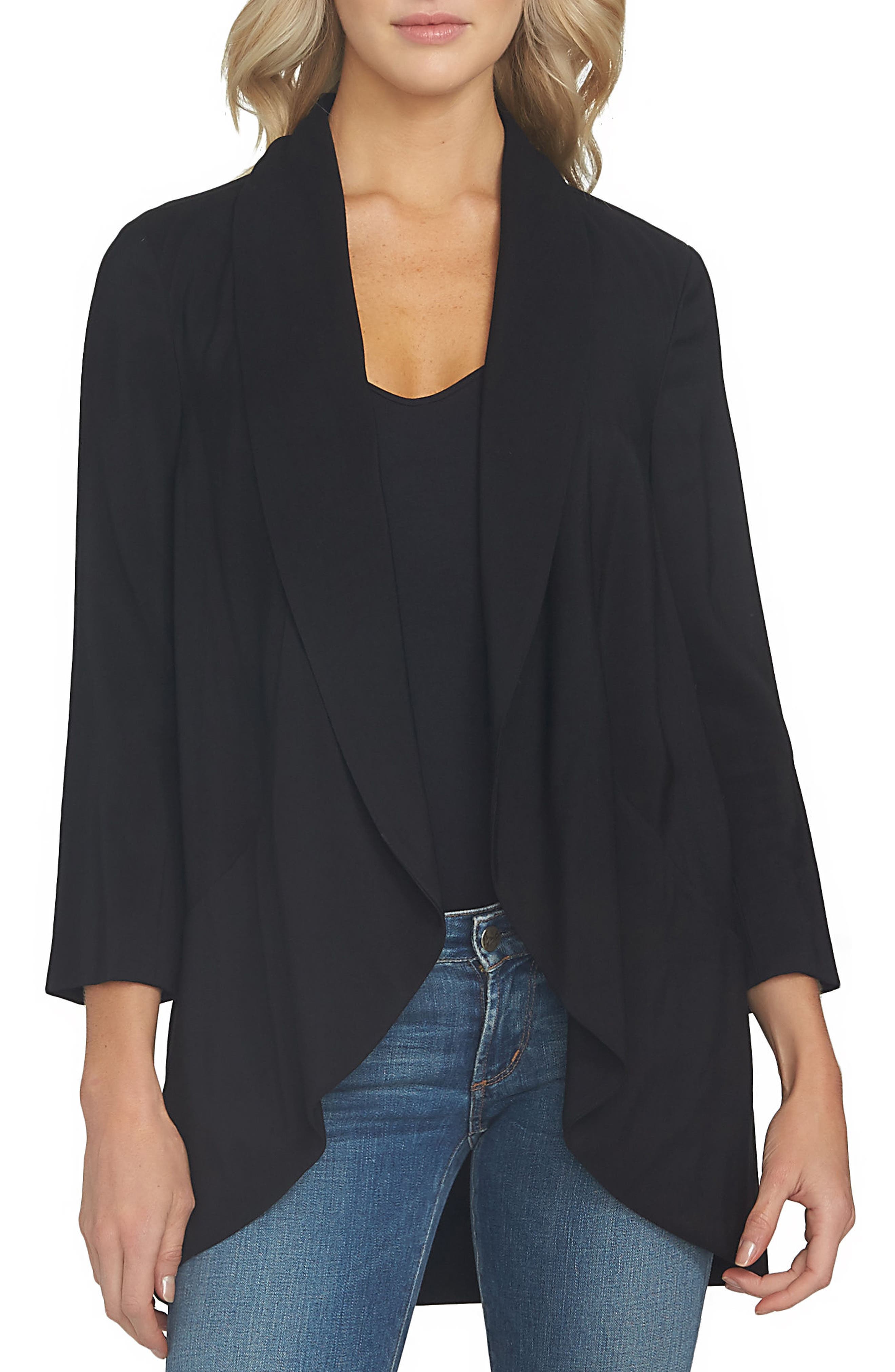 1.STATE Drape Front Jacket Nordstrom