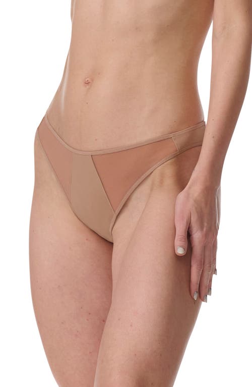 Shop Wolford Bikini Briefs In Macchiato