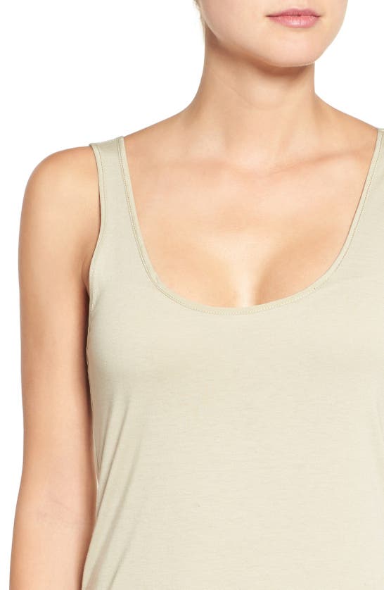 Shop Ag Isla Cotton Tank In Mojave Taupe