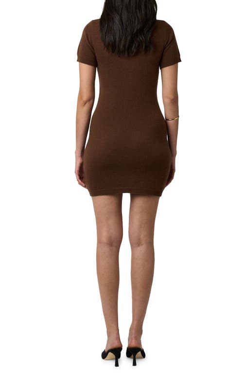 Equipment Cataleya Cashmere Sweater Minidress In Pinecone