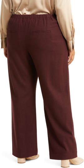 Stretch Flannel Easy Ankle Pants