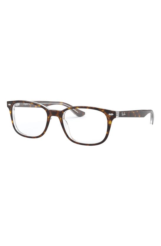 Shop Ray Ban 53mm Optical Glasses In Havana