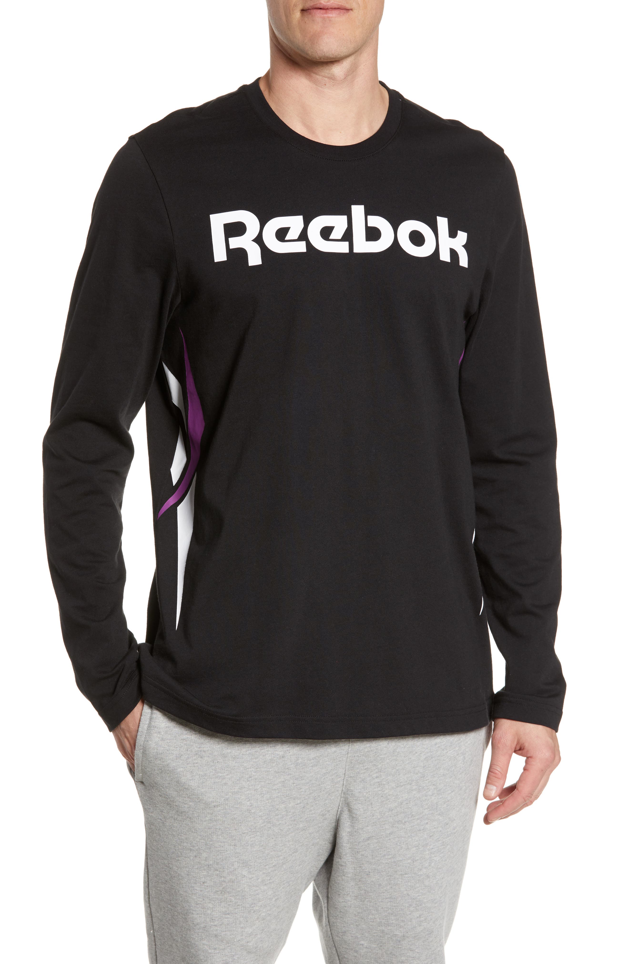 Reebok Classic Vector Logo Long Sleeve TShirt Nordstrom