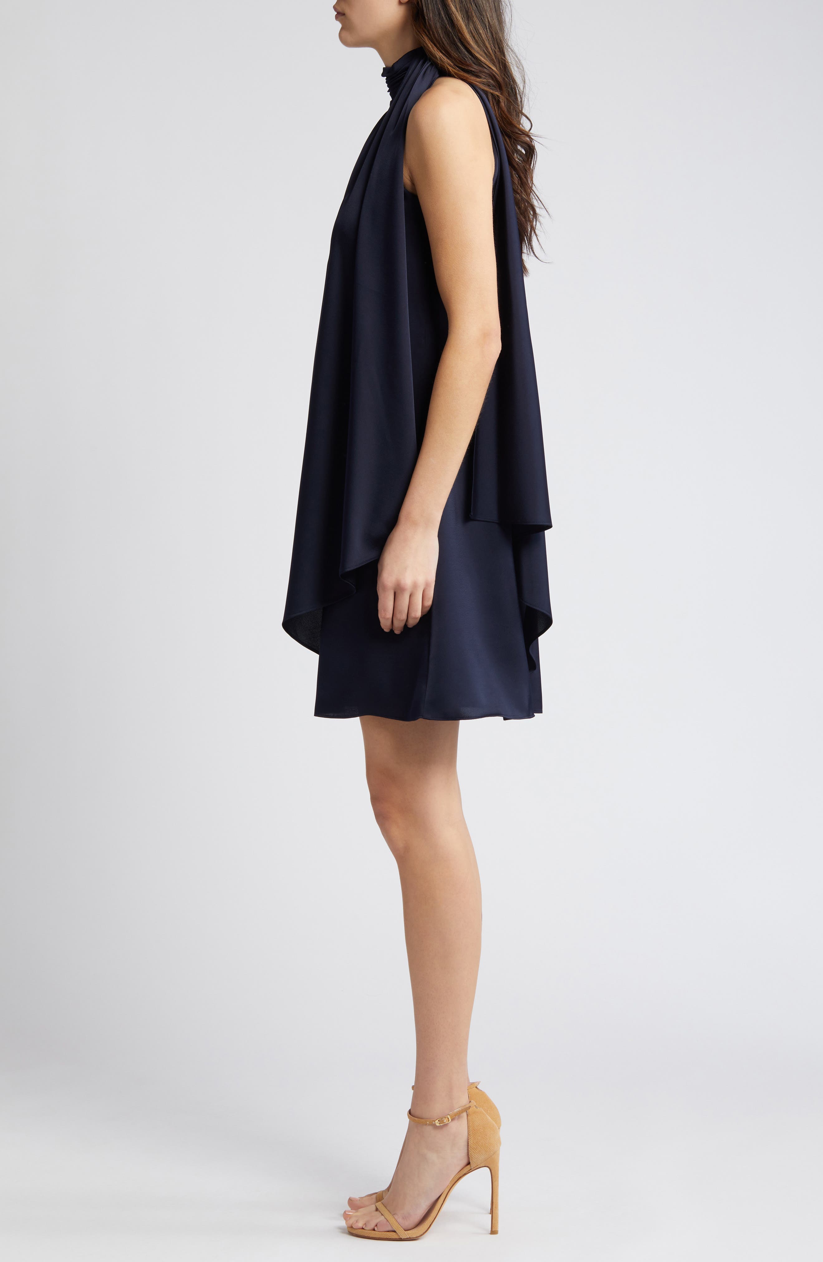 Vince Camuto Mock Neck Cocktail Dress | Nordstrom